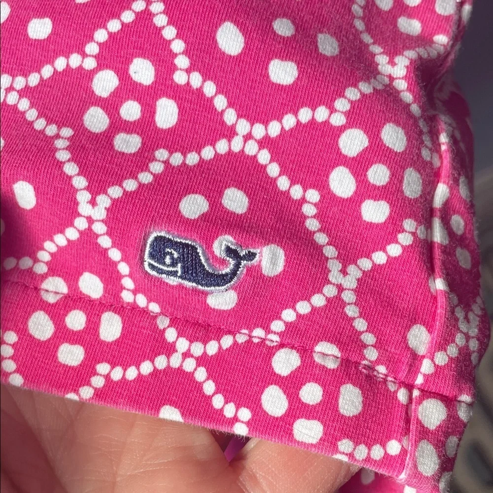 Vineyard Vines Pink  Geometric Pattern Dress